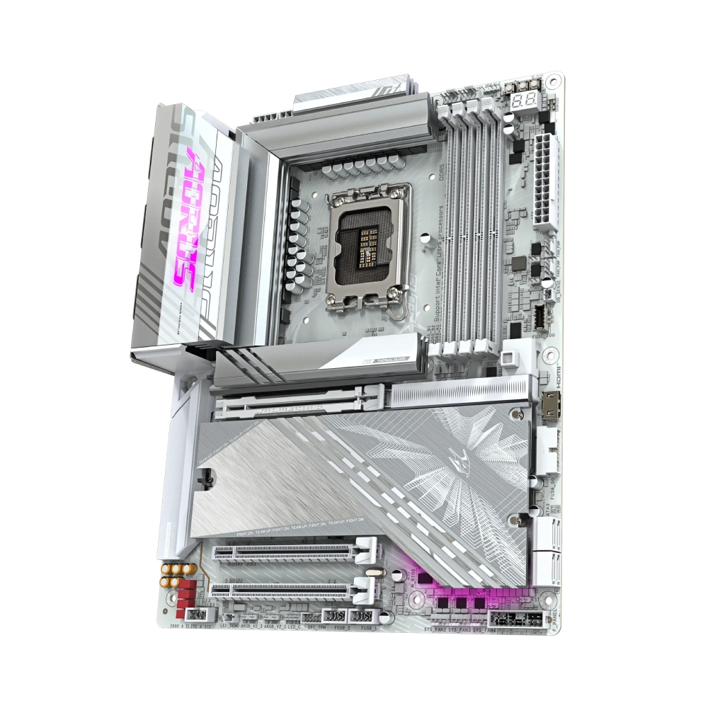 Gigabyte Motherboard Z890 Aorus Elite X ICE DDR5 For Intel Ultra Processors view 2
